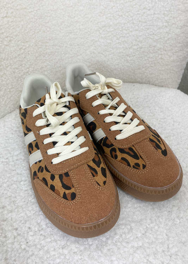 Hadley Leopard Trainers