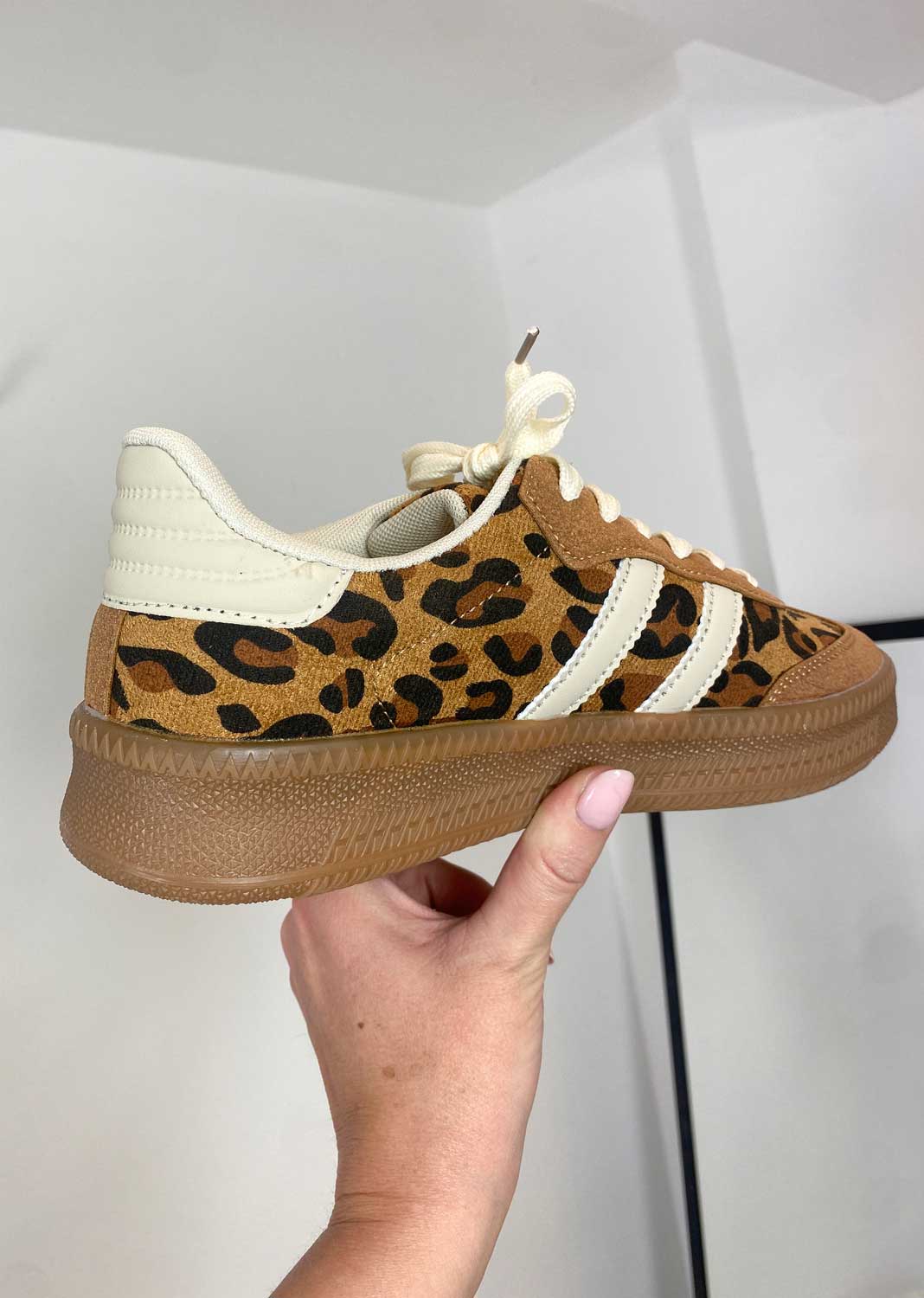 Hadley Leopard Trainers