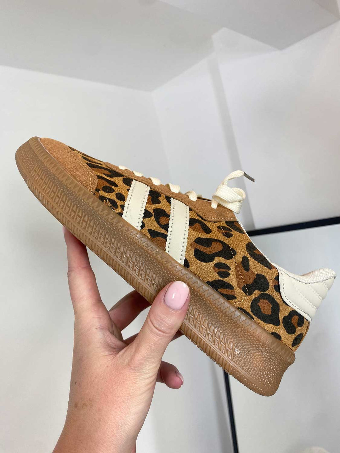 Hadley Leopard Trainers