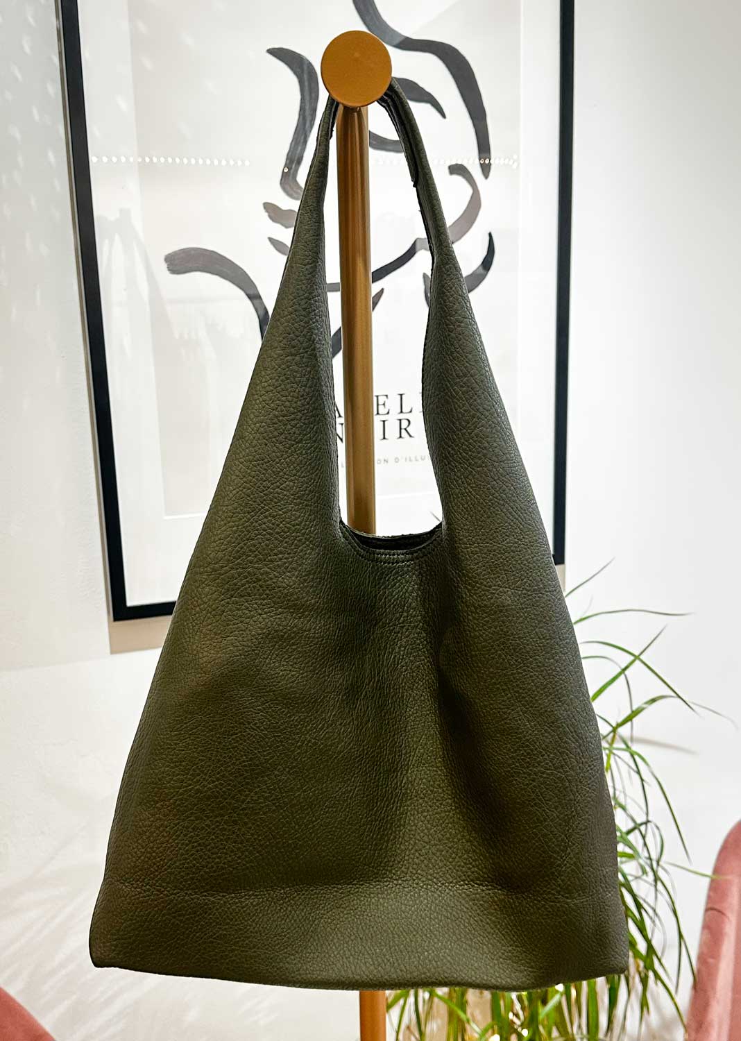 Hermione Slouchy 2 in 1 Bag Khaki