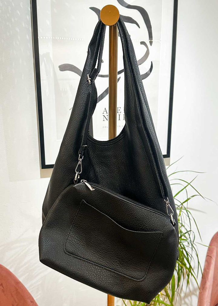Hermione Slouchy 2 in 1 Bag Black