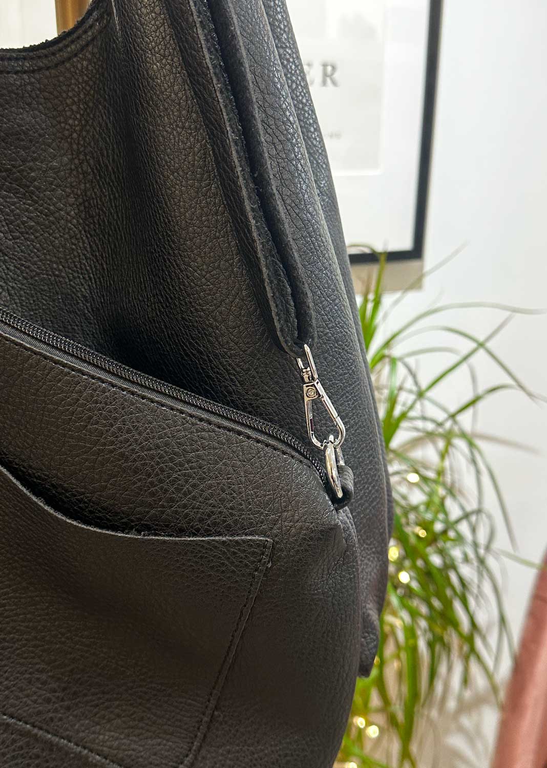 Hermione Slouchy 2 in 1 Bag Black