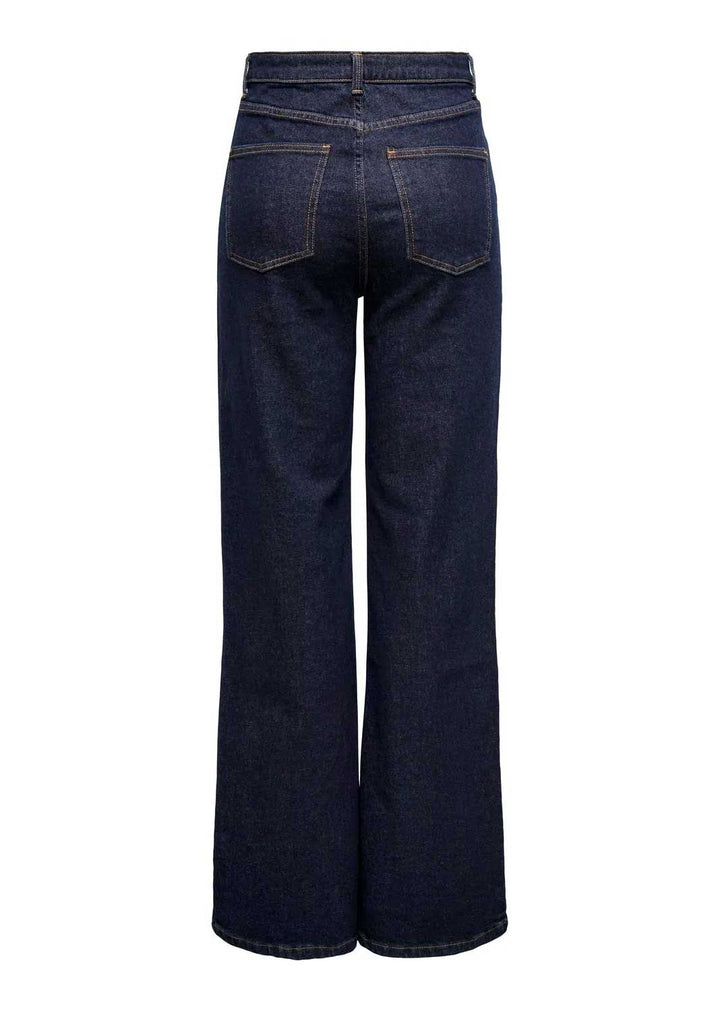 Wide Leg Jeans in Indigo