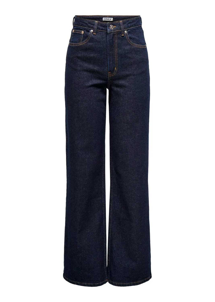 Wide Leg Jeans in Indigo