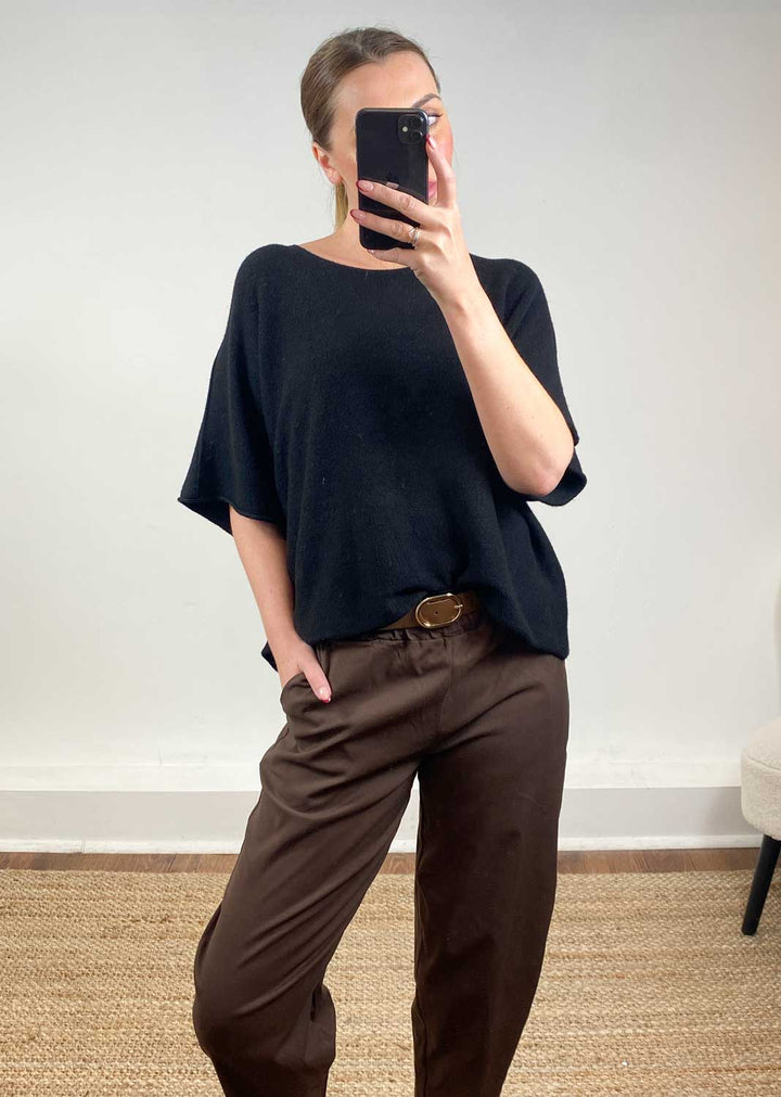 Juliette Knit Top Black