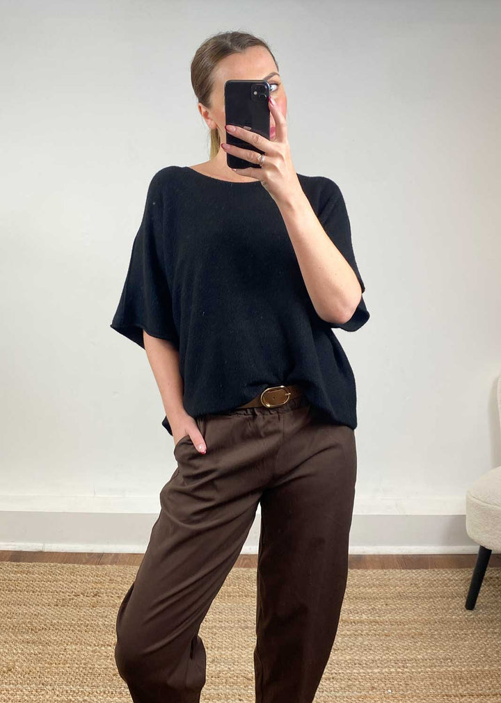 Juliette Knit Top Black