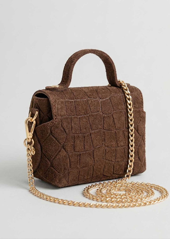 Kimi Suede Croc Mini Bag