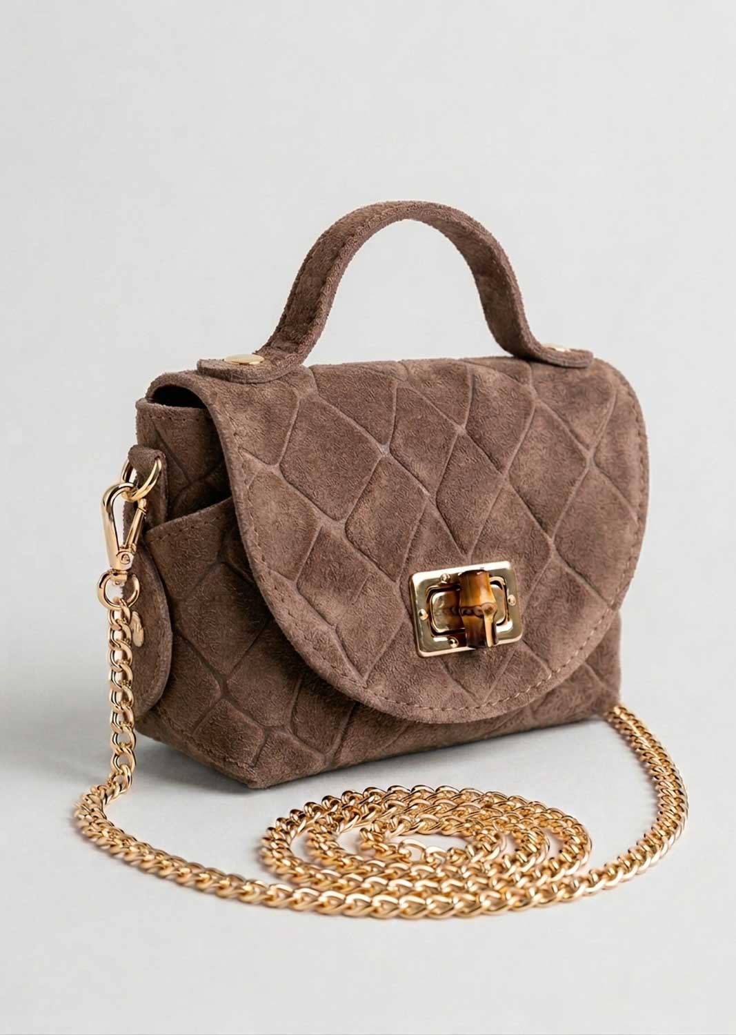 Kimi Suede Croc Mini Bag