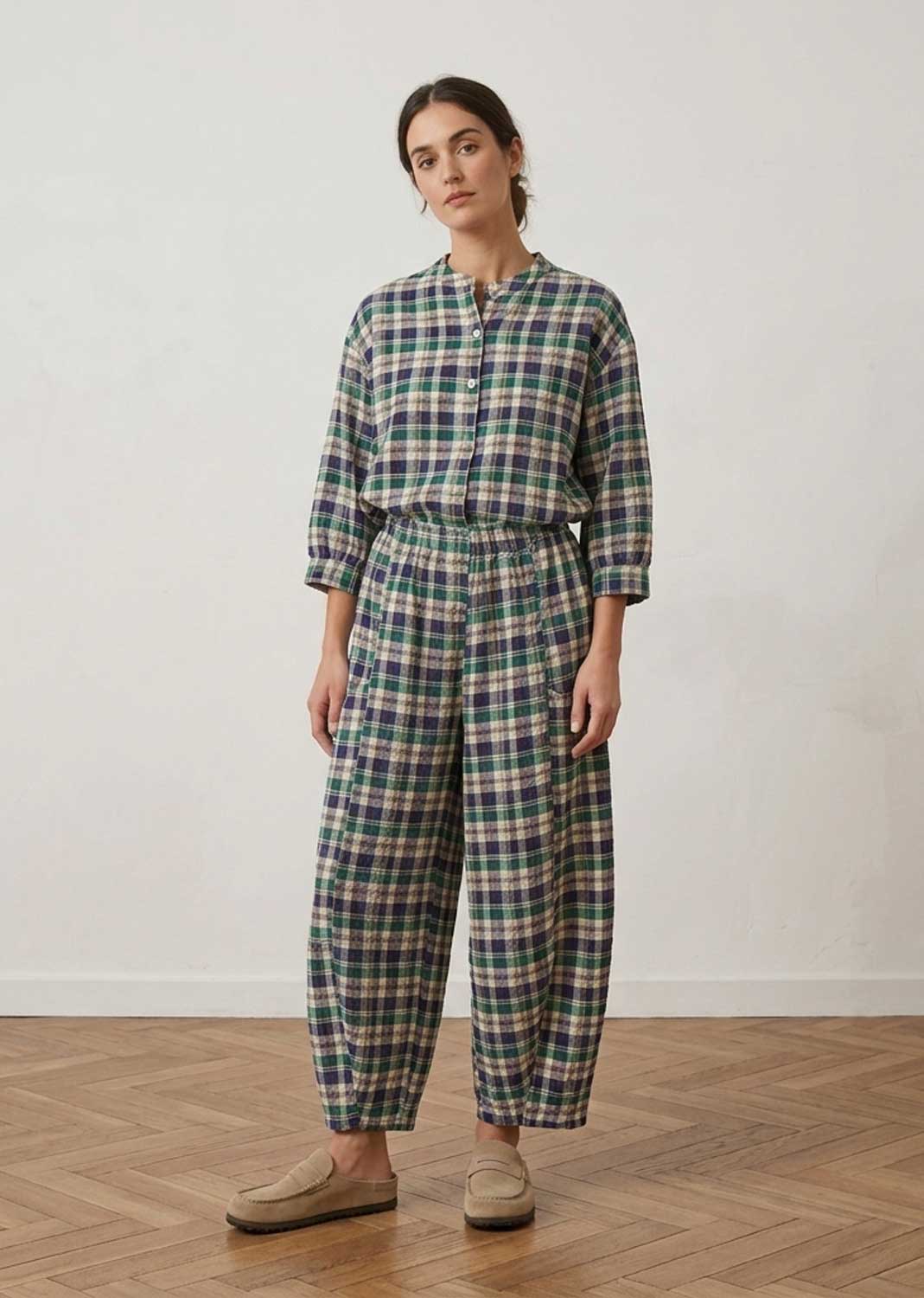 Kin Green Premium Check Shirt
