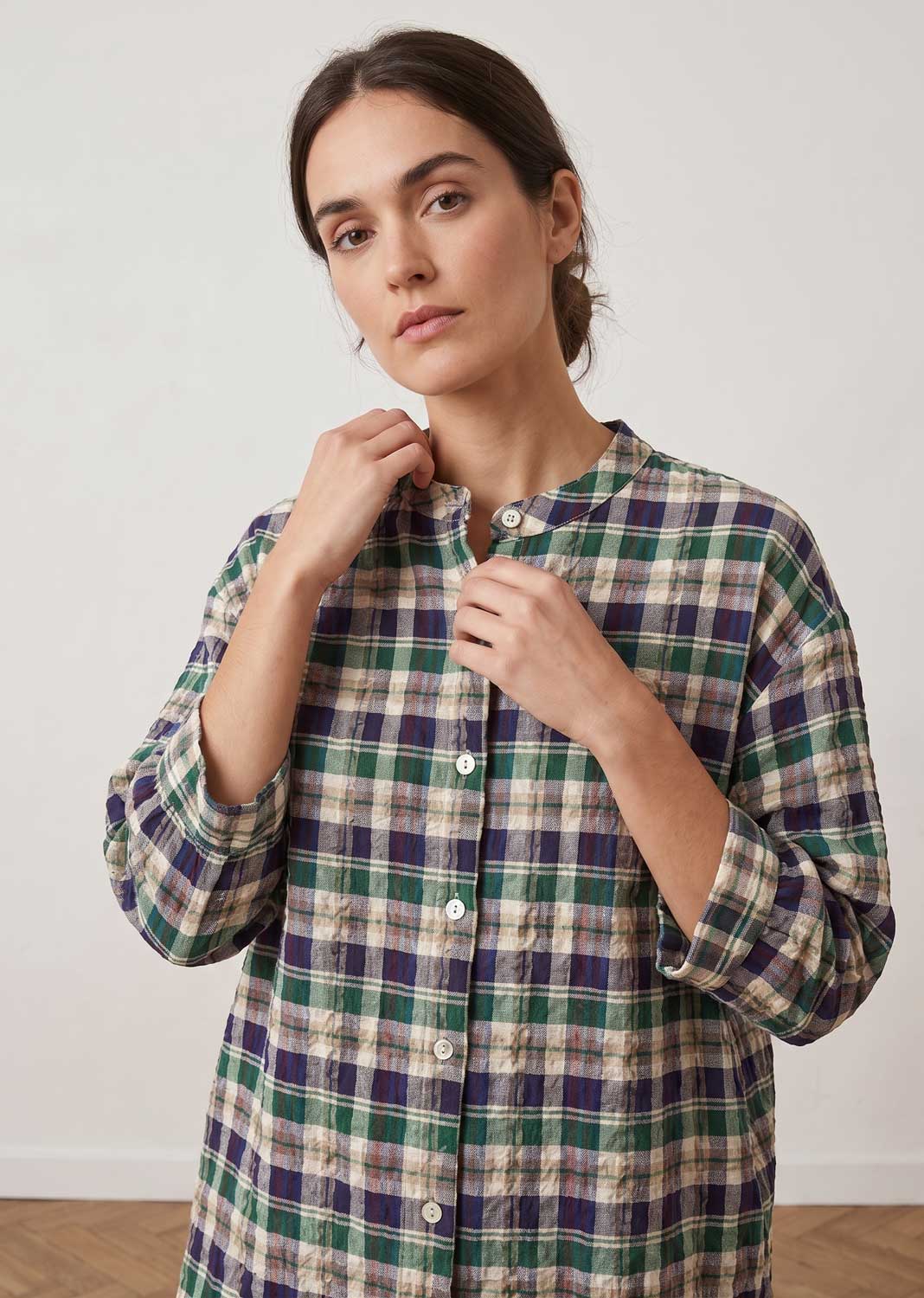 Kin Green Premium Check Shirt