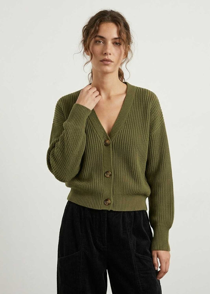 Leah Button Knit Cardigan