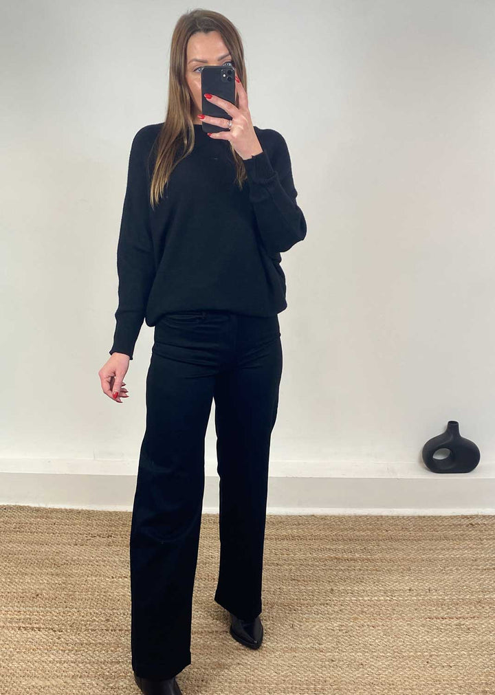 Liberty Knit Jumper Black