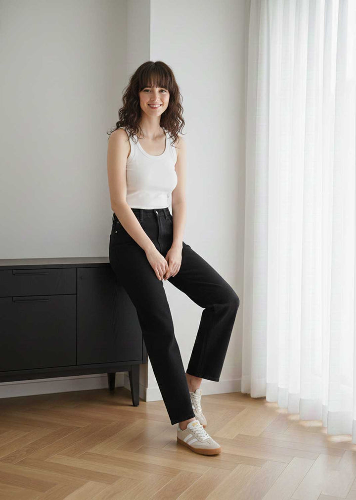 fleece lined basic vest white