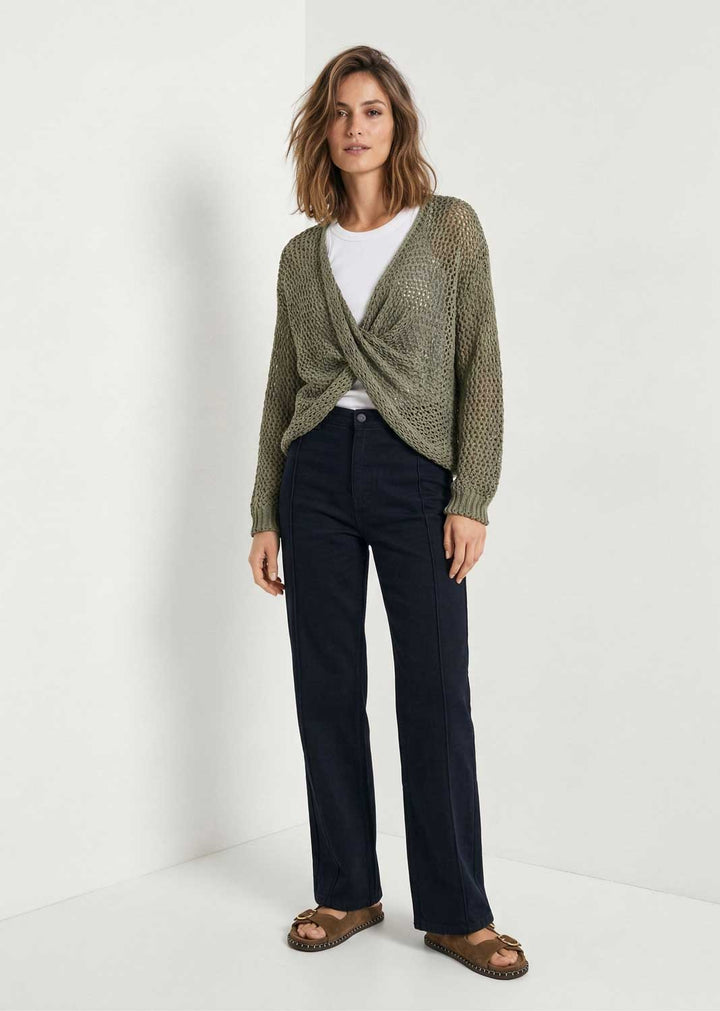 Lydia Crossover Jumper Khaki