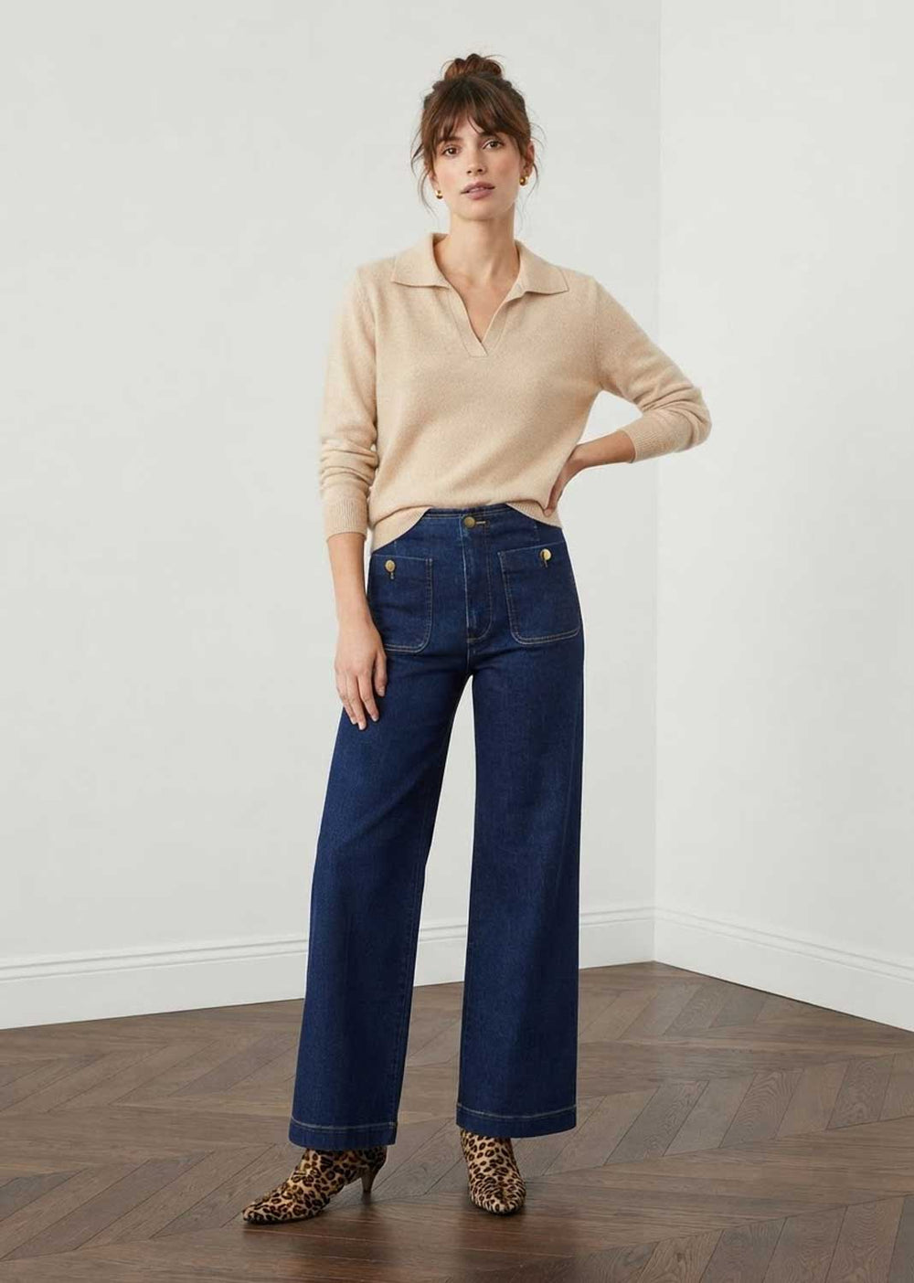 madeline indigo wide leg jeans
