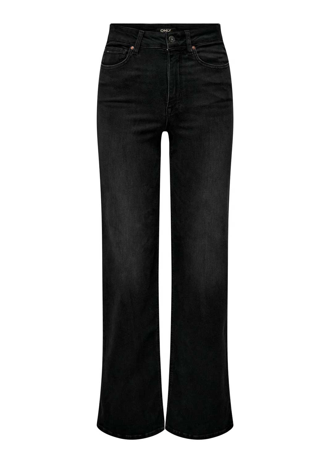 Madison Wide Leg Jeans  Washed Black