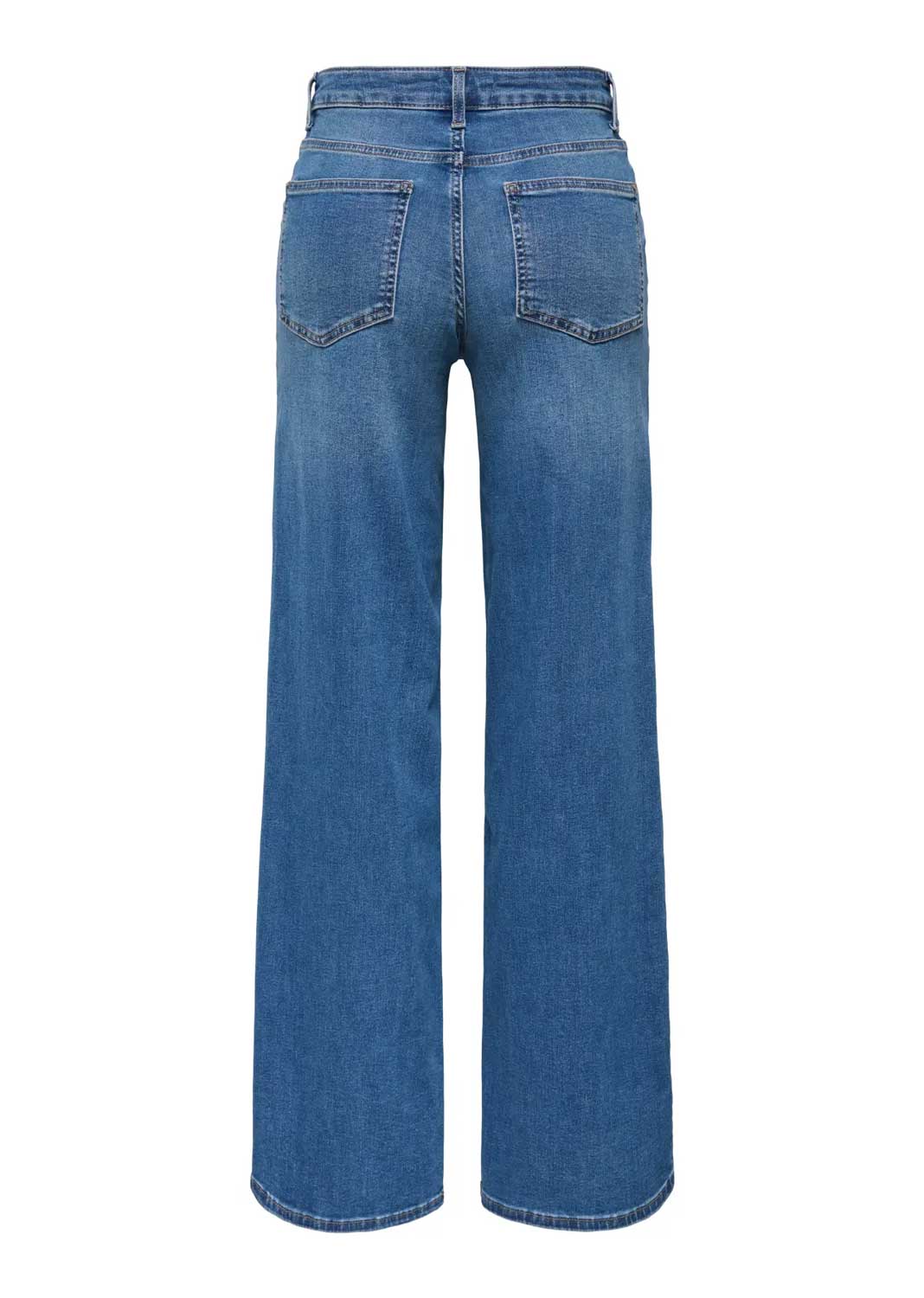 Madison Stretch Wide Leg Jeans Blue
