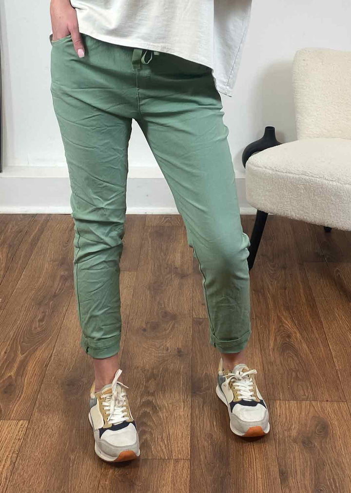 Sage green Magic pants