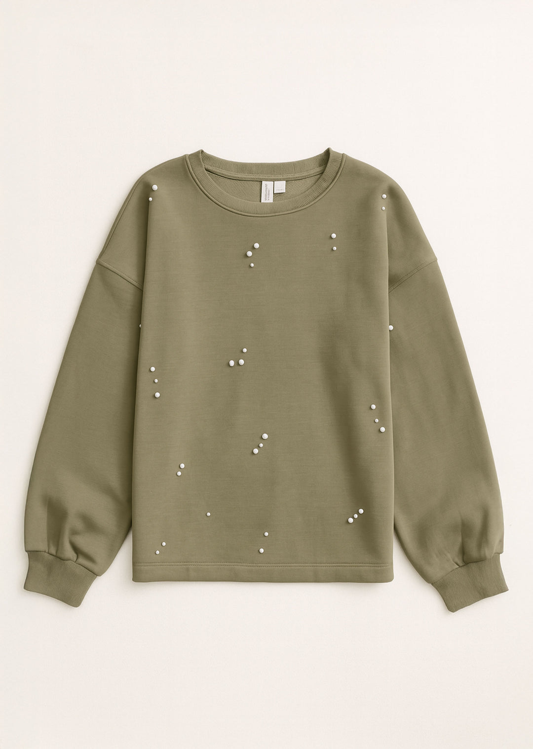 Sage Green Pearl Sweater