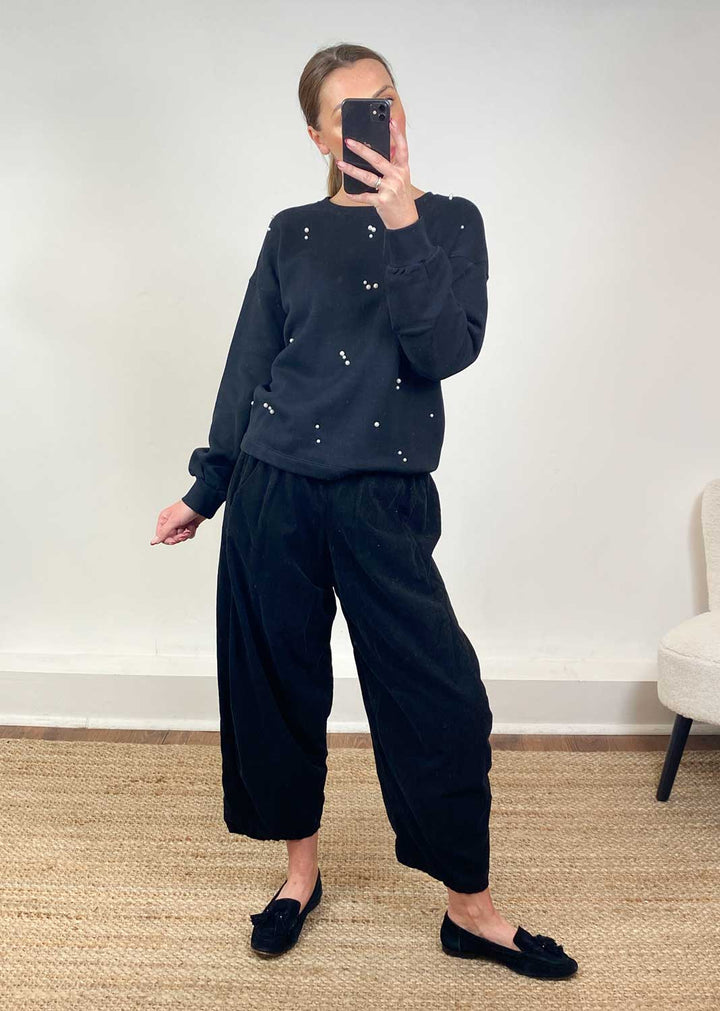 Matilda Black Pearl Sweater