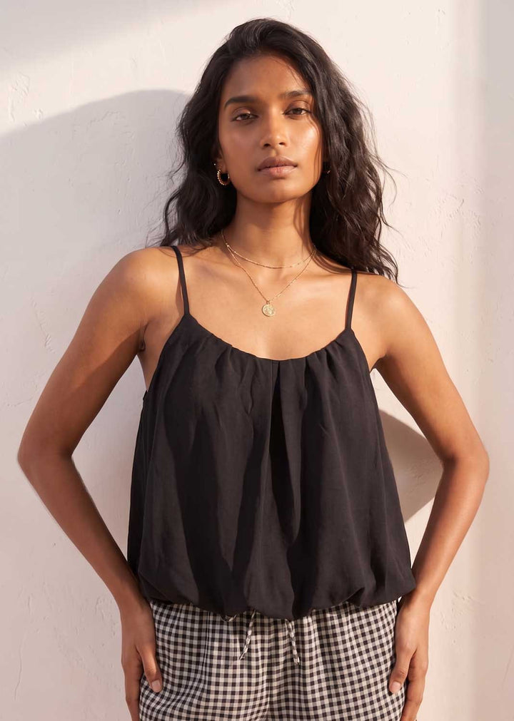 Melanie Black Bubble Cami