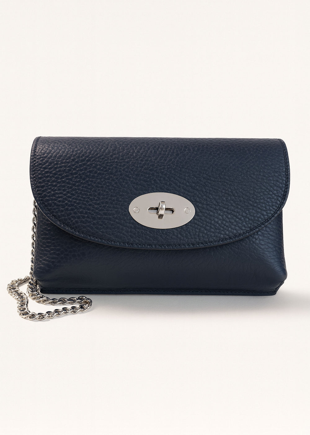 Mini Leather Navy Bag
