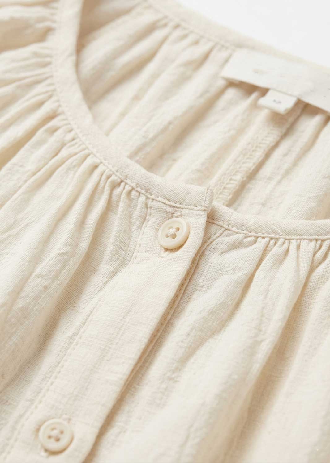 Miranda Cream Loose Fit Blouse