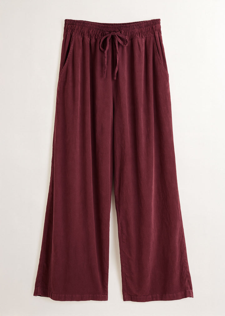 Cord Pants Burgundy
