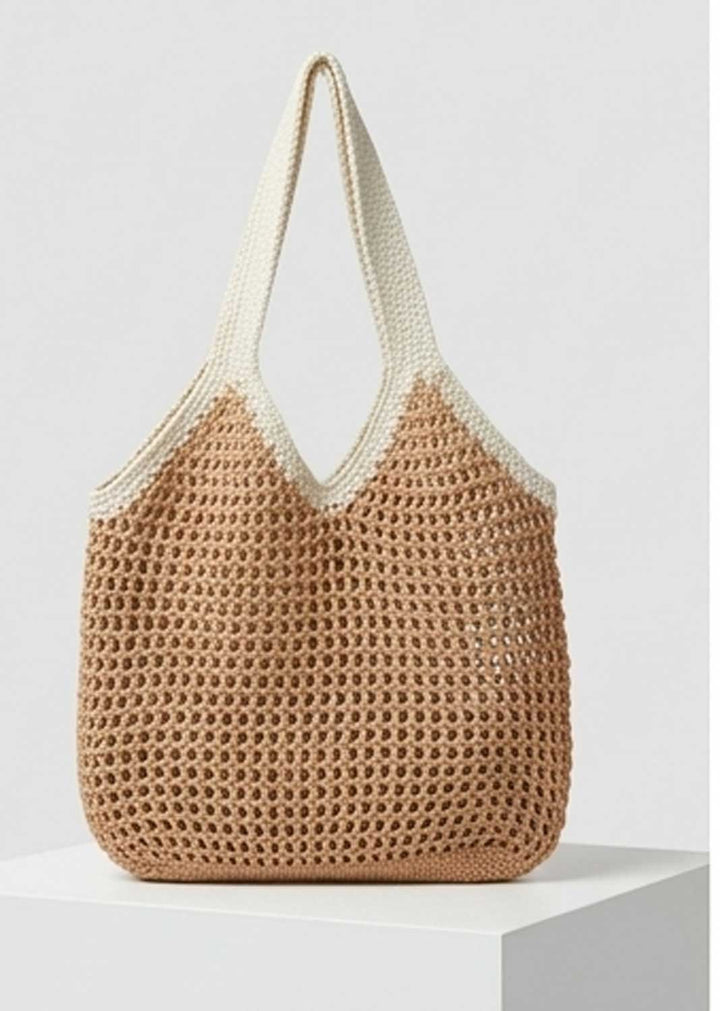 woven shopper bag