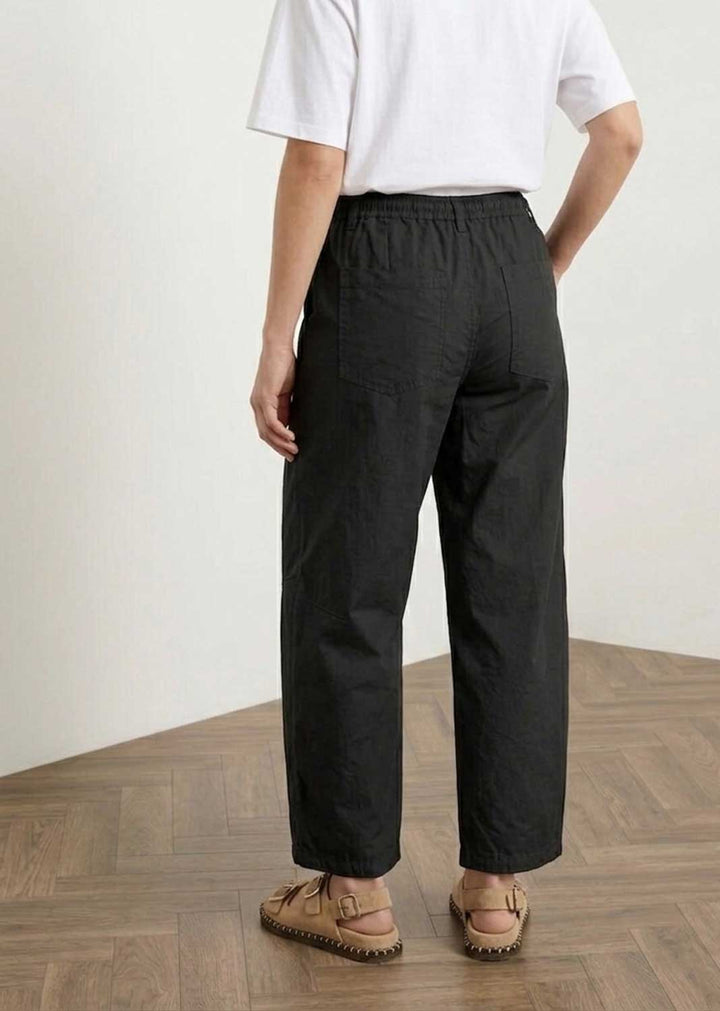 Nadine Black Barrel Magic Pants