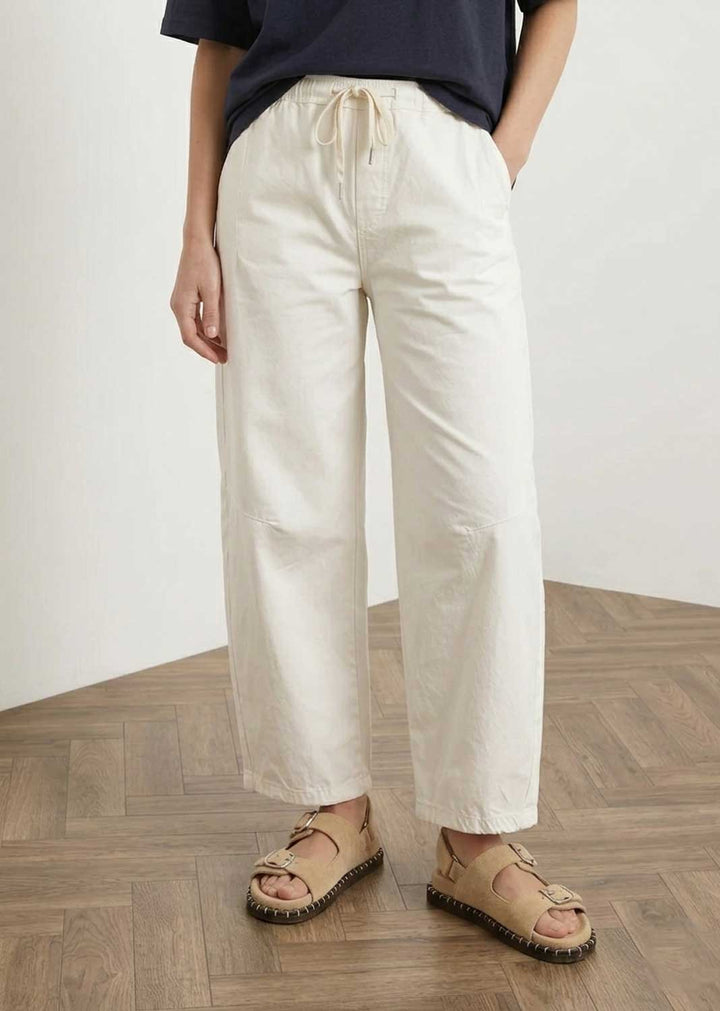 Nadine Cream Barrel Magic Pants