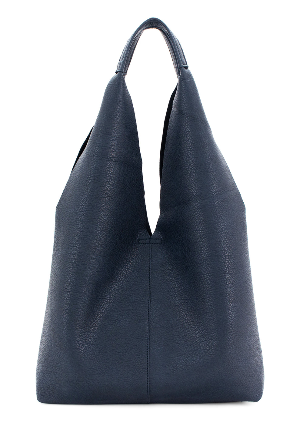 Navy Slouchy Tote Bag