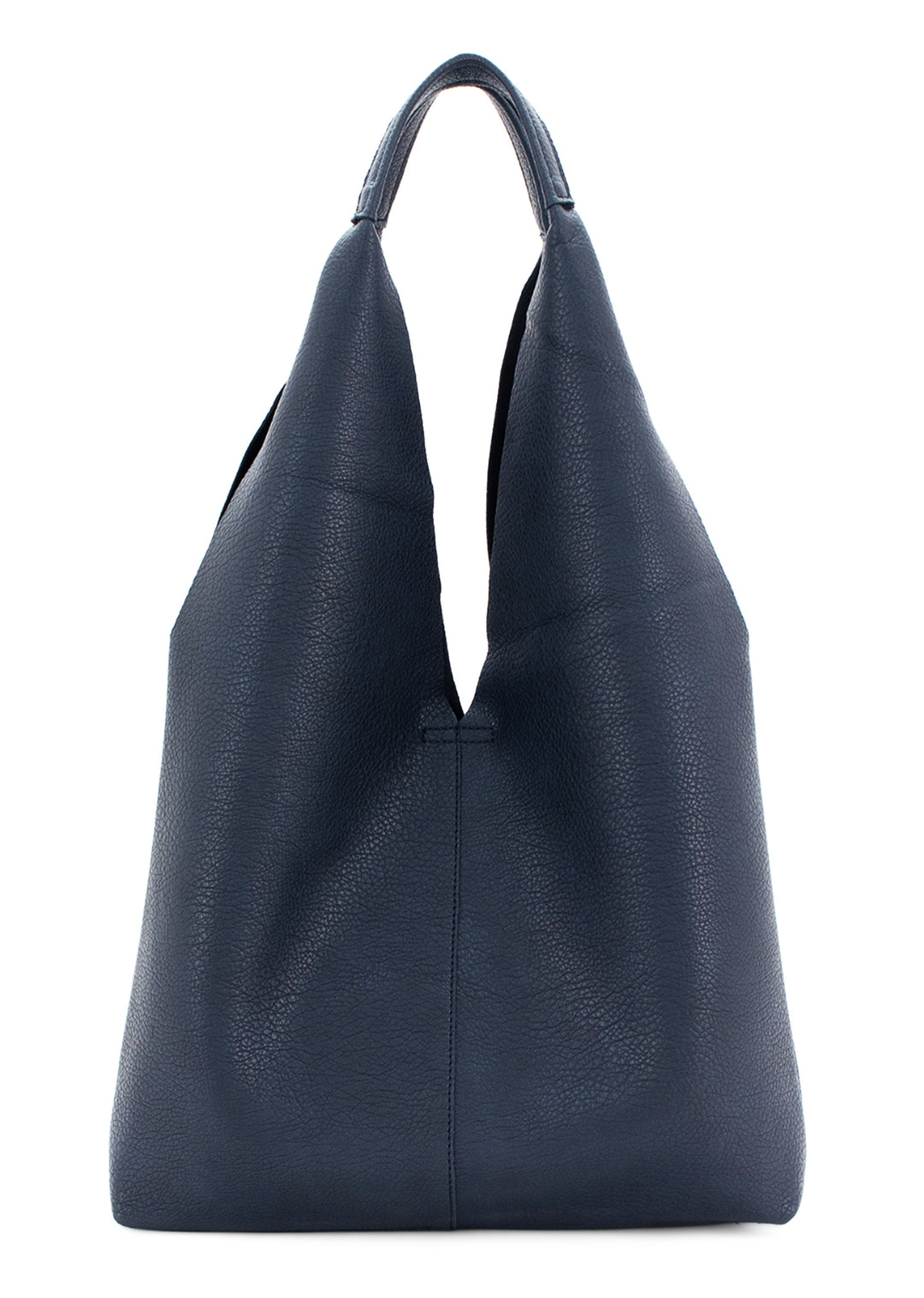 Navy Slouchy Tote Bag