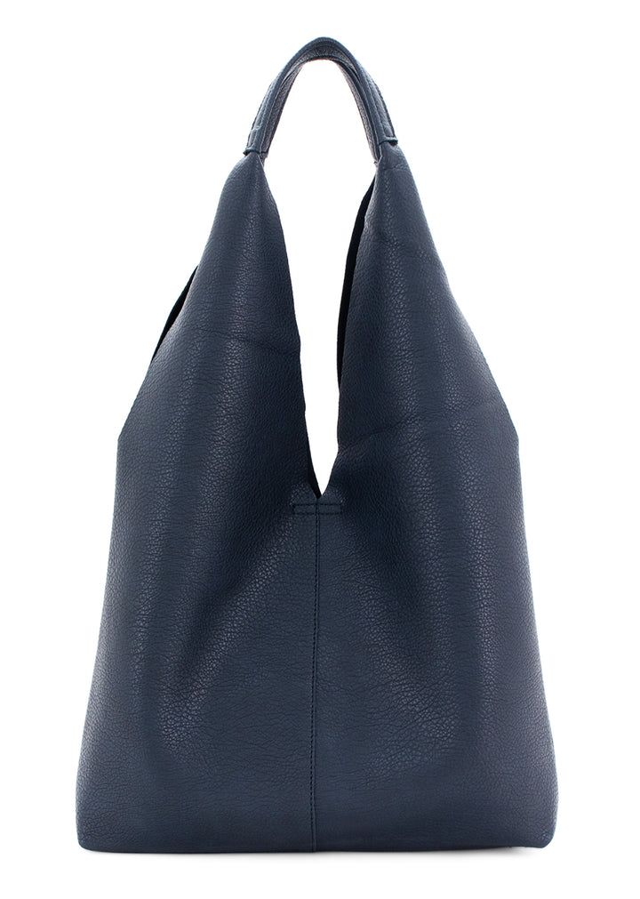 Navy Slouchy Tote Bag
