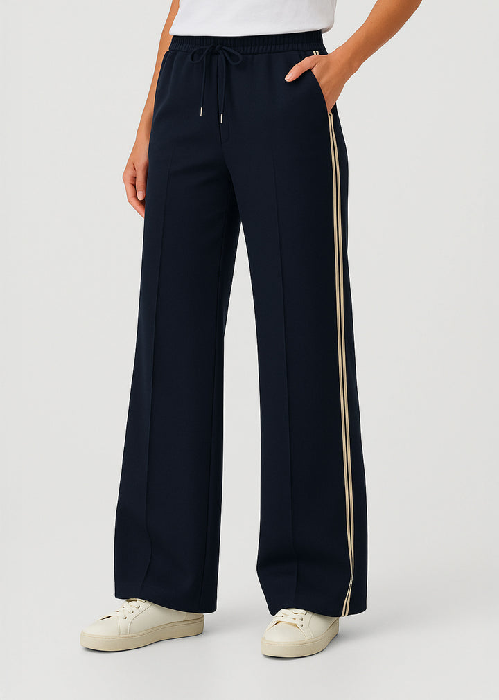 Cory Side Stripe Track Navy