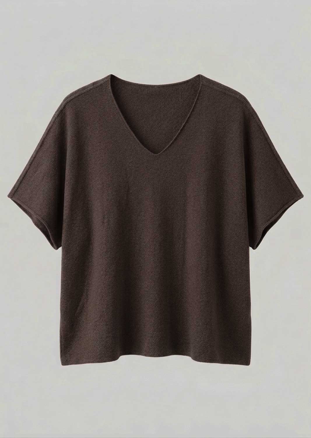 Ophelia V Neck Box Knit Top