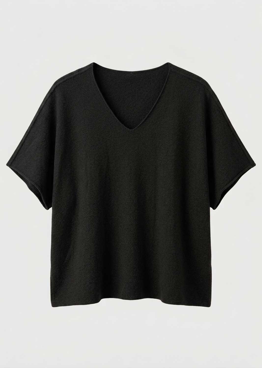 Ophelia V Neck Box Knit Top
