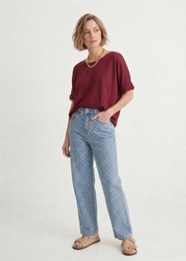 Portia Polka Dot Jeans