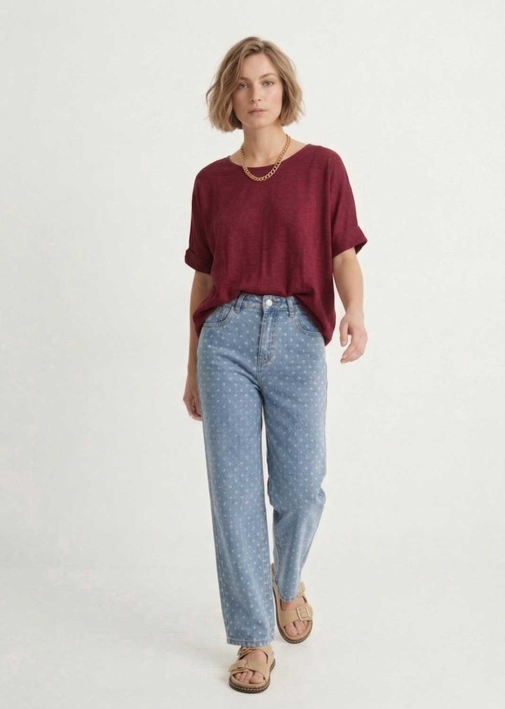 Portia Polka Dot Jeans