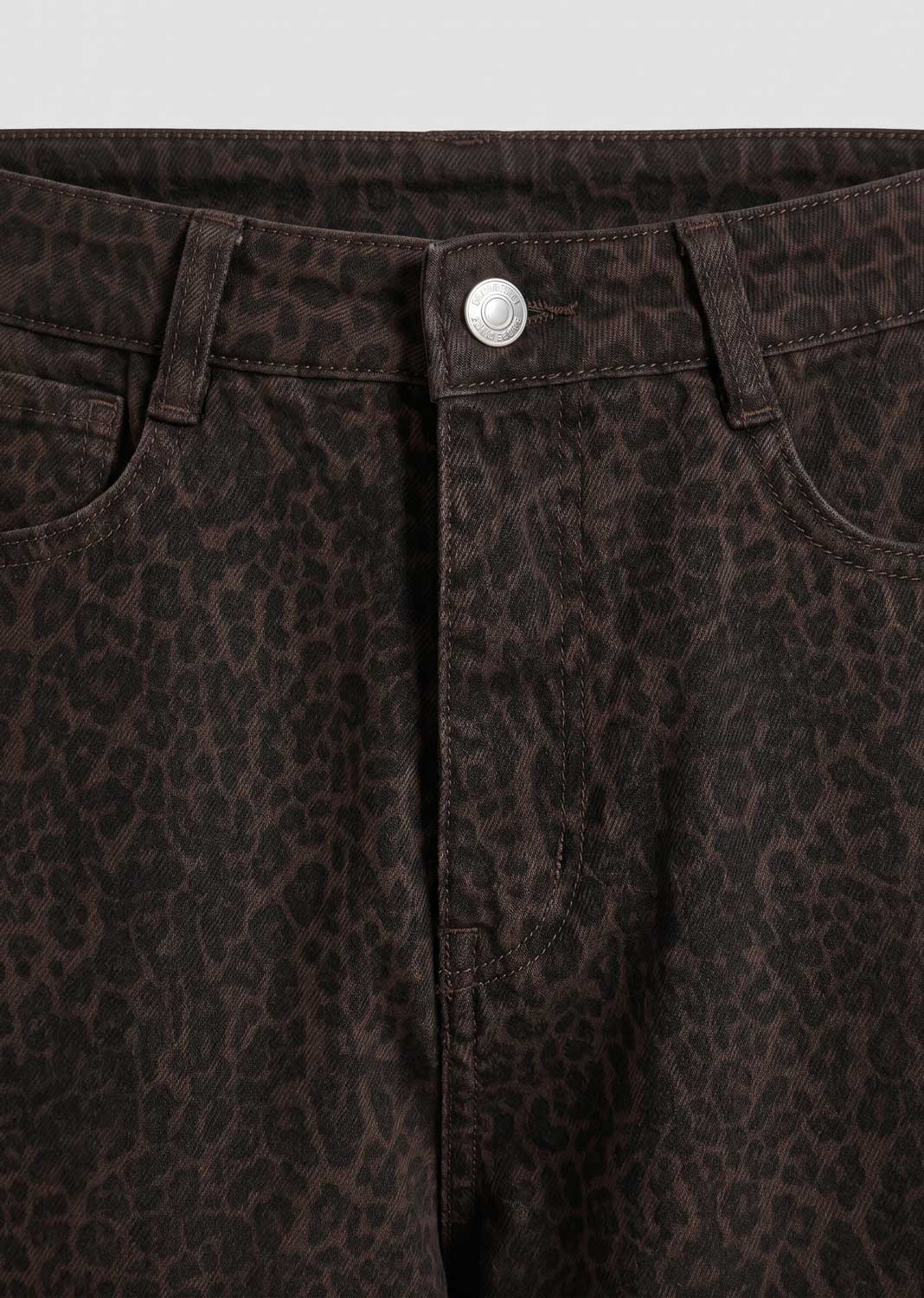 Quinn Leopard Barrel Jeans