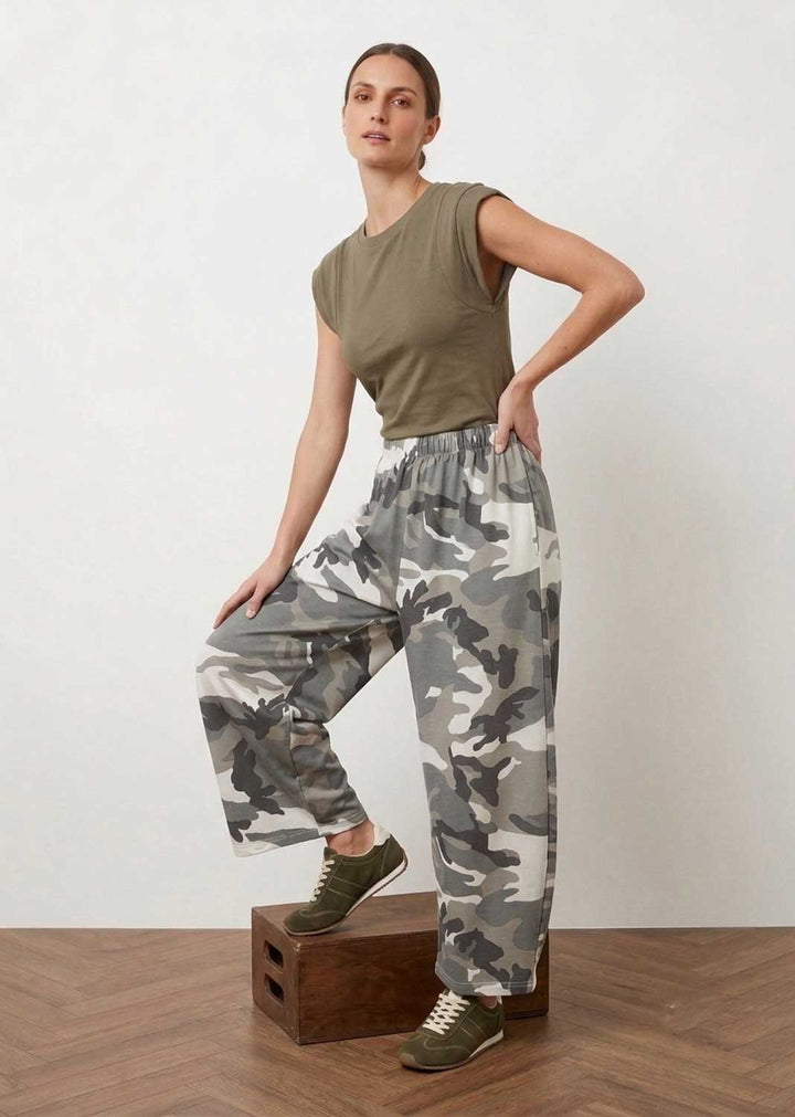 Rebel Camo Jersey Barrel Pants