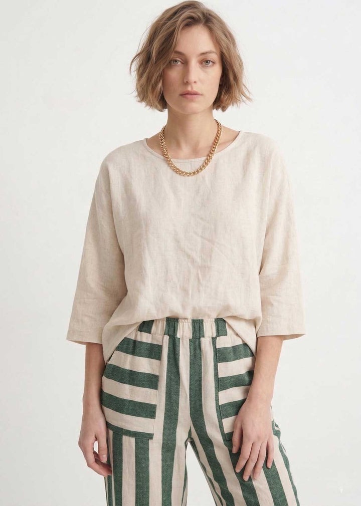 Rhea Cream Cotton Top