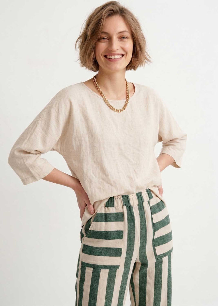 Rhea Cream Cotton Top