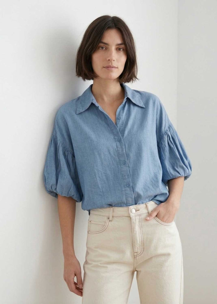 chambray denim shirt 