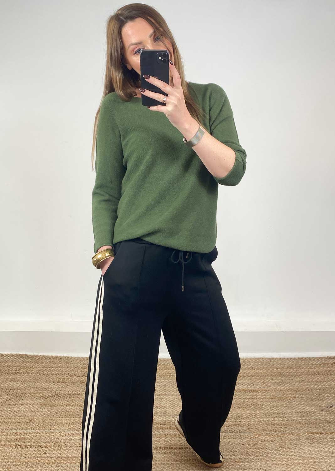 Shauna Knit Jumper Khaki