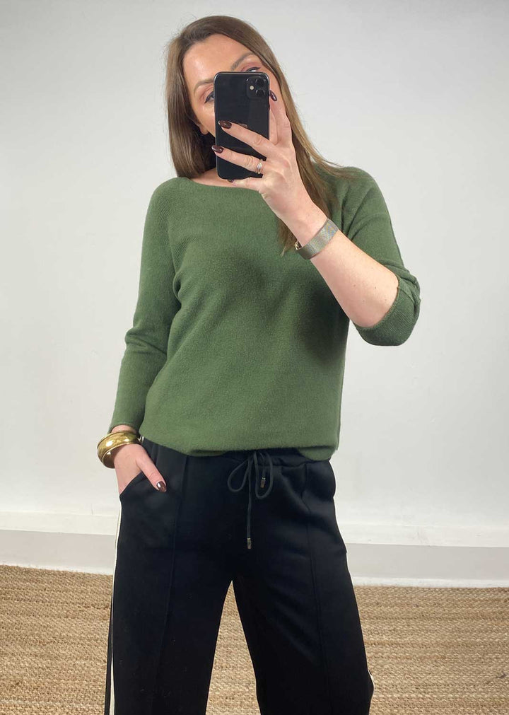 Shauna Knit Jumper Khaki