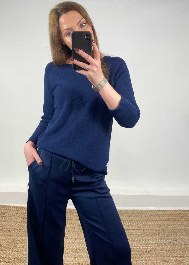 Shauna Knit Jumper Navy