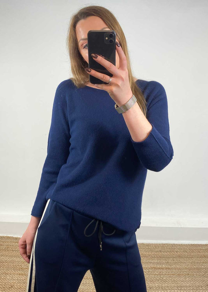 Shauna Knit Jumper Navy
