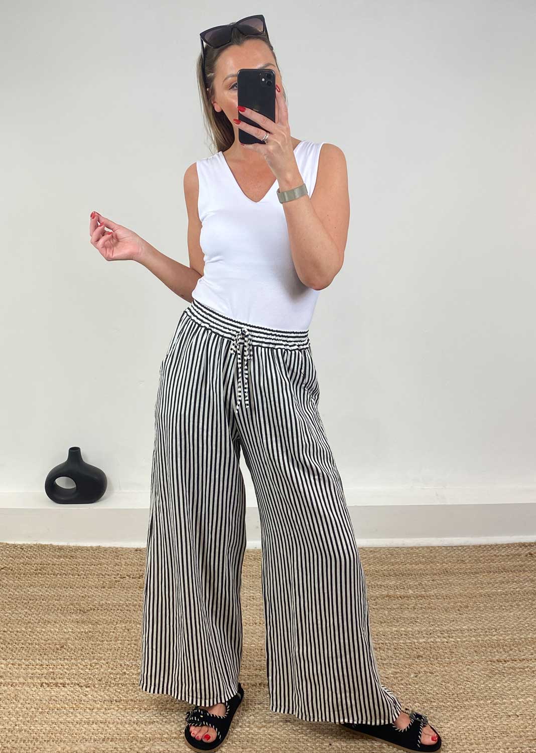 Naomi V Neck Vest in White