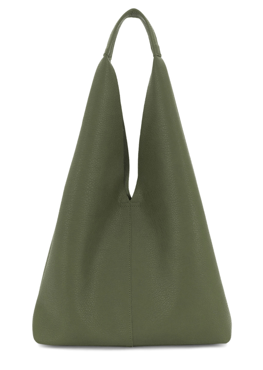 Khaki Slouchy Tote Bag